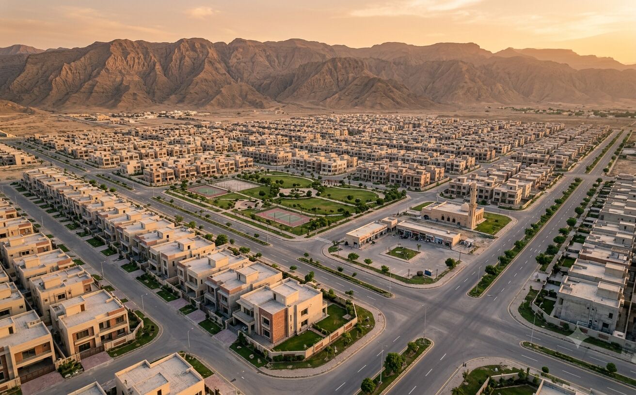 Beautifully Finished Homes Along a Tahir Town Street